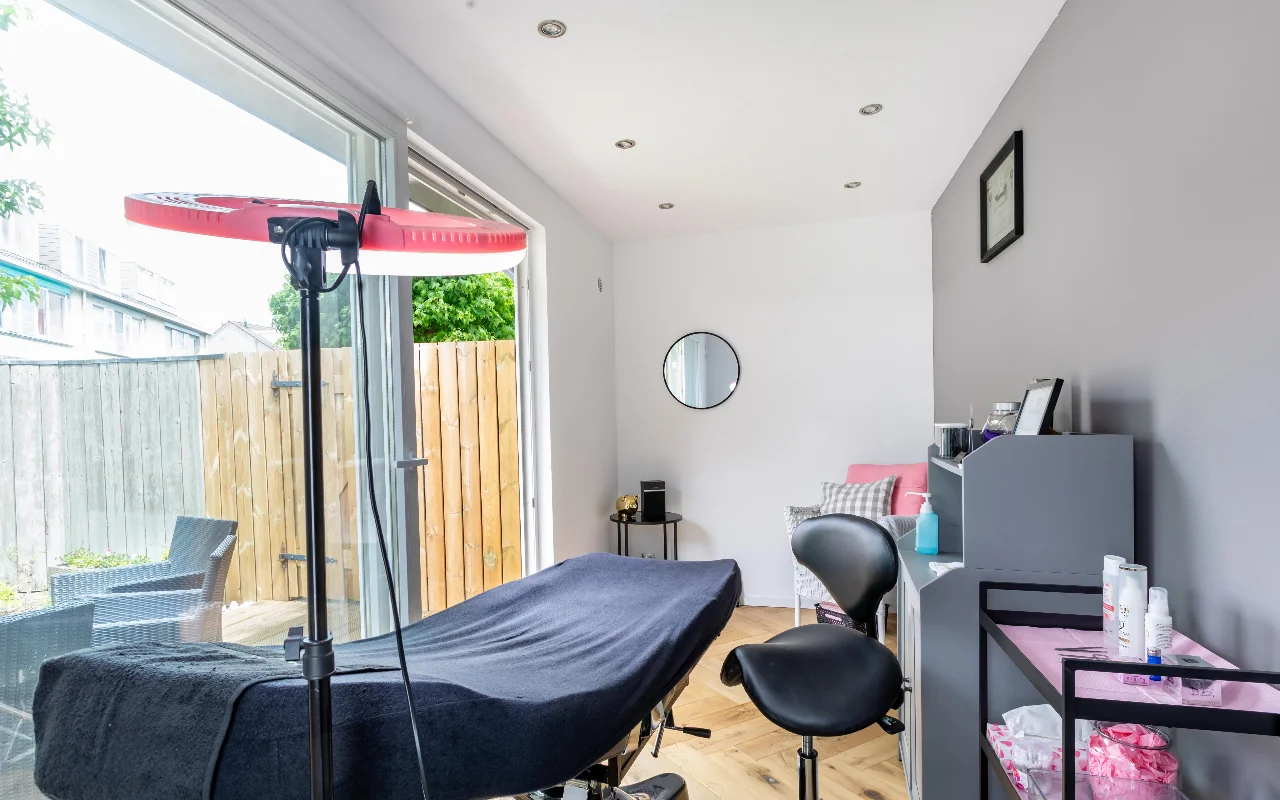 Brows Zaandam studio interior with treatment bed